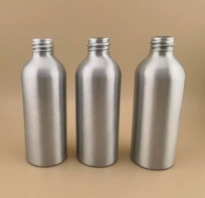Nowe luksusowe butelki z aluminium z srebrnego srebra