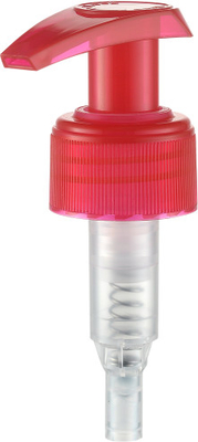 Bambusowa pompa dozująca balsam 24 mm Plastikowy wielofunkcyjny kolor czerwony