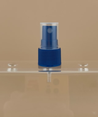 Ciemnoniebieski, żebrowany atomizer z drobną mgiełką K302 do butelek kosmetycznych