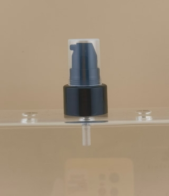 Czarna plastikowa pompka do kremu, certyfikat K701-1, do butelek kosmetycznych