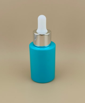 Nowy projekt Cyan Smooth Round Dropper Flask K-GBL30 dla Essence