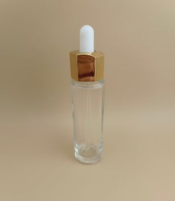 Zindywidualizowana, przejrzysta butelka z krople CRC, możliwy i ładny design wielokątny, oferujący trwałe rozwiązanie opakowania dla esencji