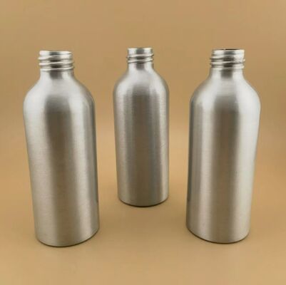 Nowe luksusowe butelki z aluminium z srebrnego srebra